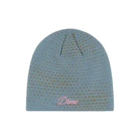 Dime Pixel Skully Beanie - Stone Blue