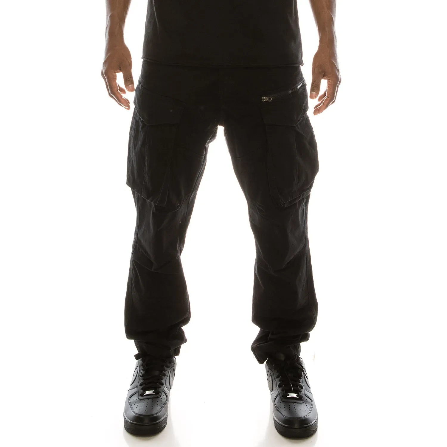 DL1291 Big Cargo Zipper Color Pants (Open Pack)