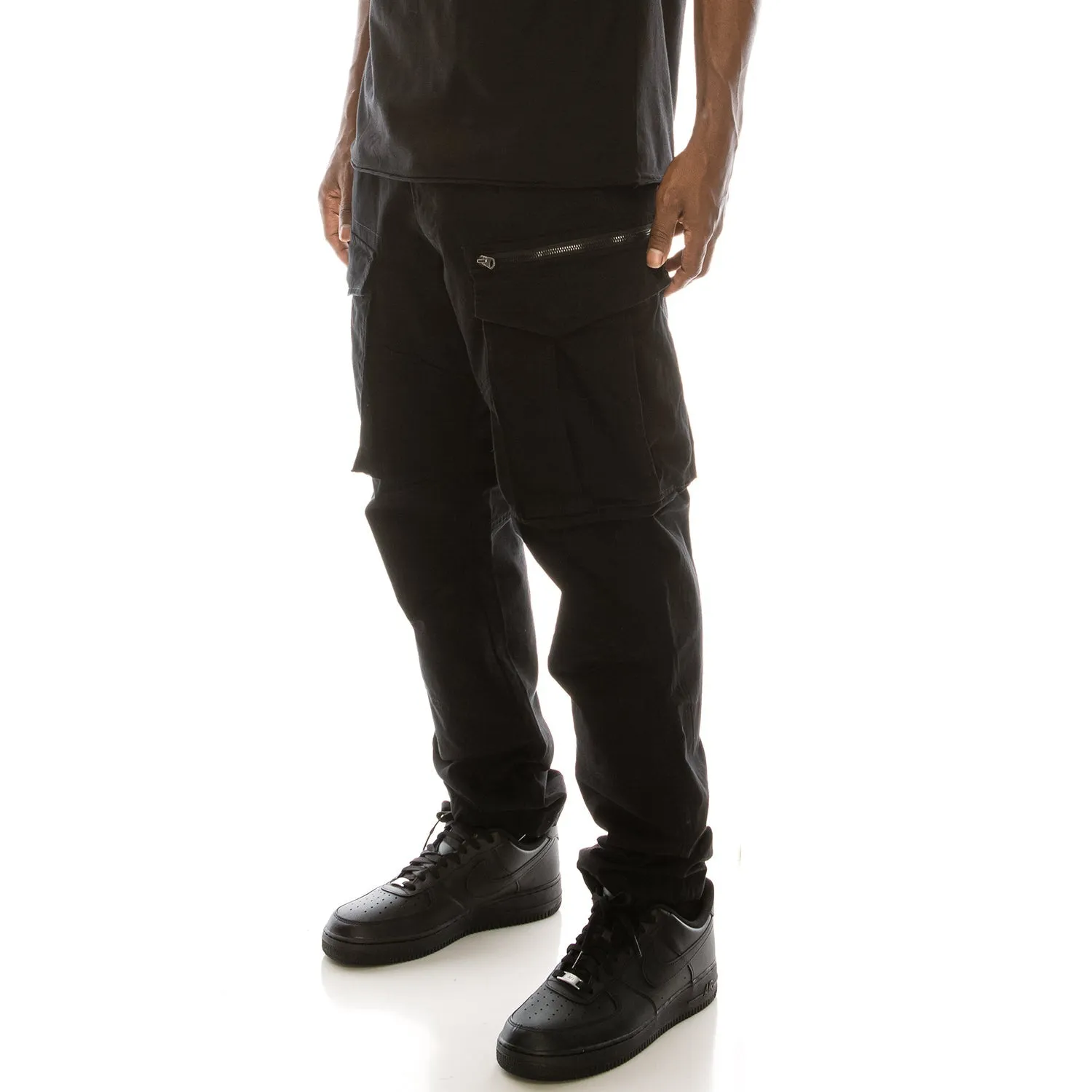 DL1291 Big Cargo Zipper Color Pants (Open Pack)