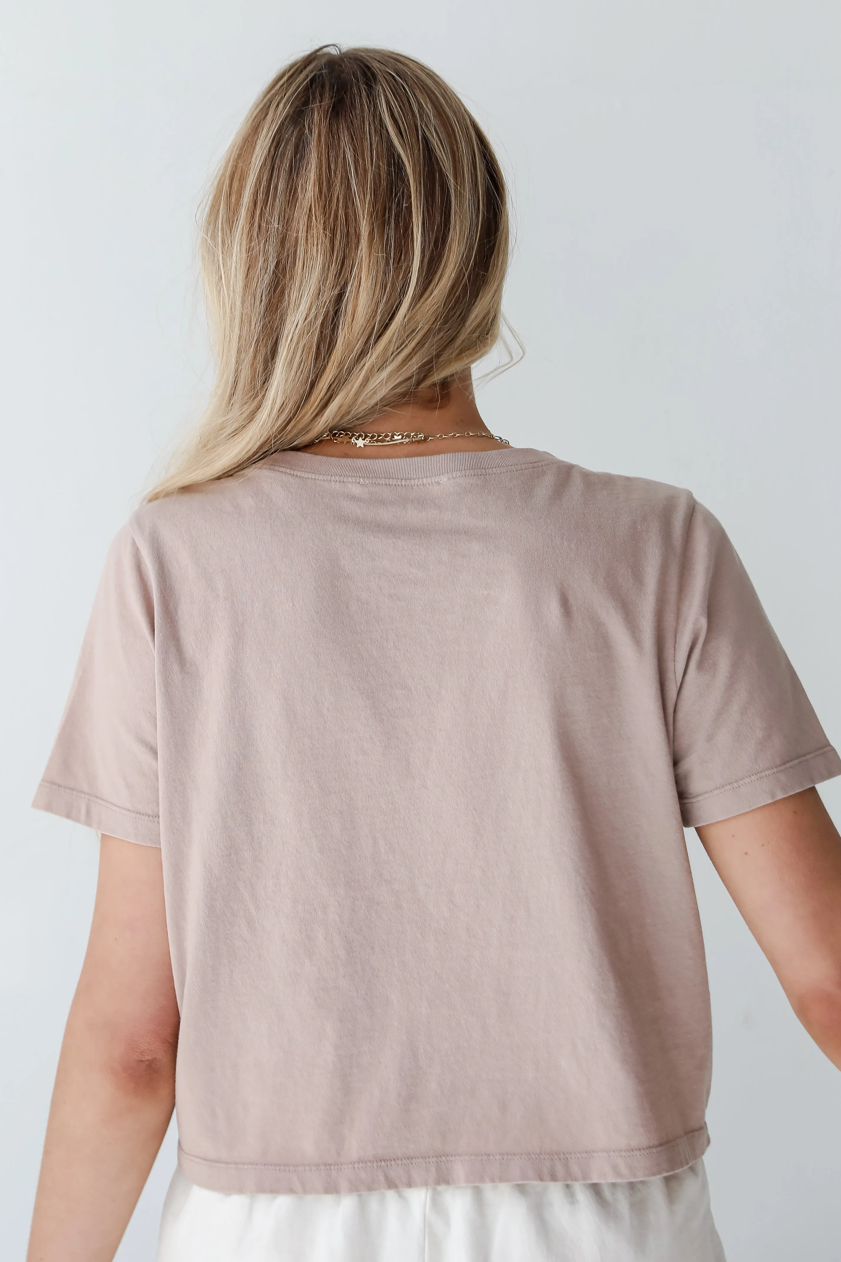 Ellie Everyday Cropped Tee - DU DEAL