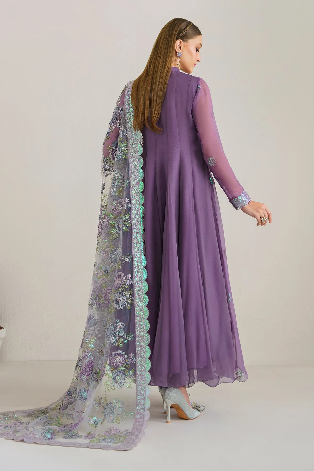 EMBROIDERED CHIFFON PR-899