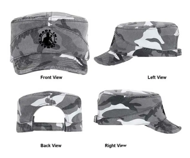 Fidel Cap - Gray Camo w/ Black