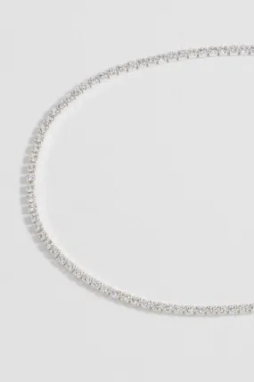 Fine Tennis Chain Necklace