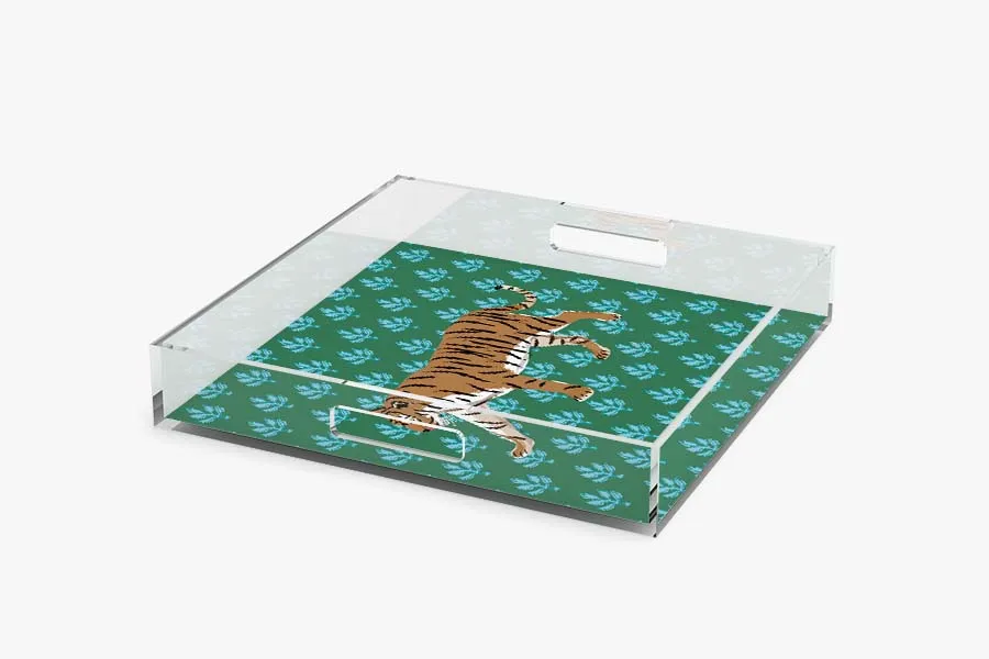 Flora Tiger Acrylic Tray