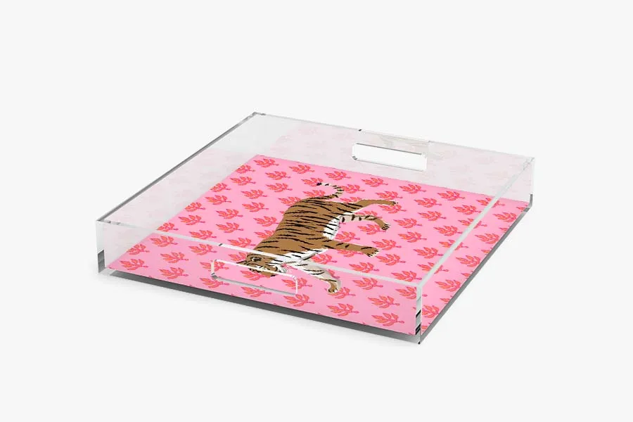 Flora Tiger Acrylic Tray