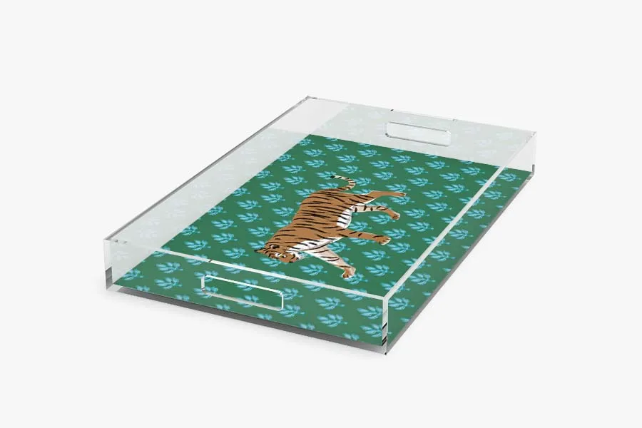 Flora Tiger Acrylic Tray