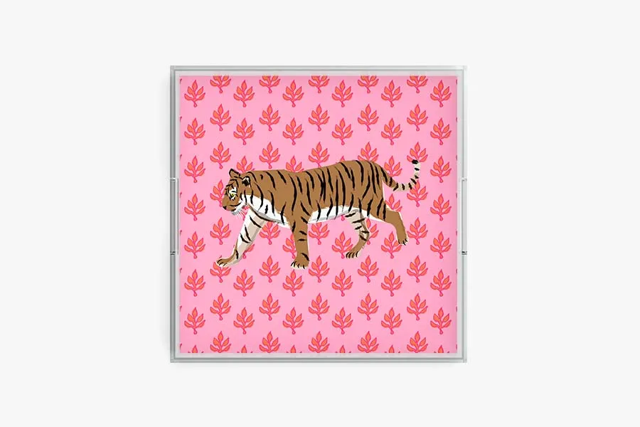 Flora Tiger Acrylic Tray