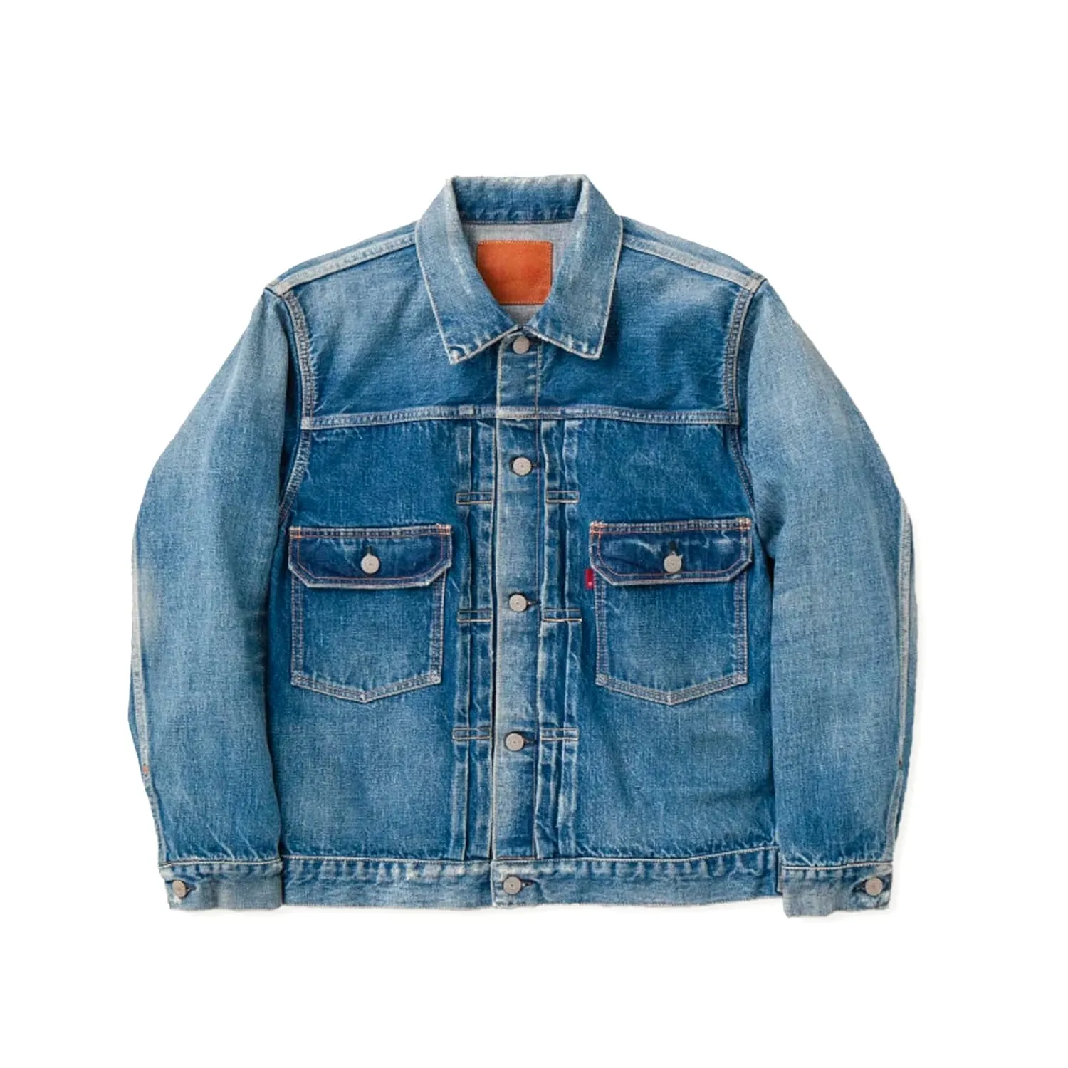 Full Count 2978-2102 Dartfold Type 2 Denim Jacket Washed Indigo