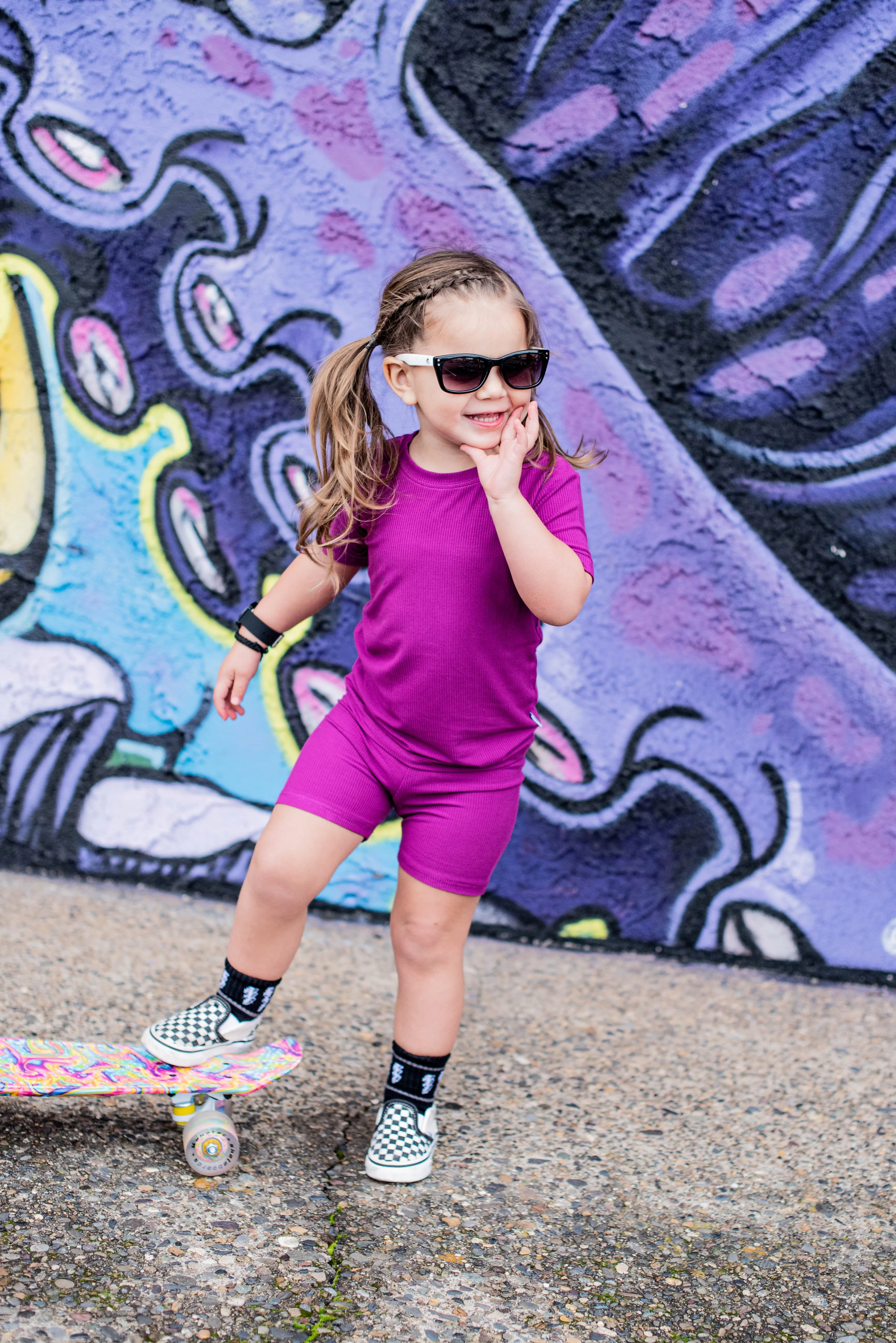 Grape 2 Piece Shorts Set