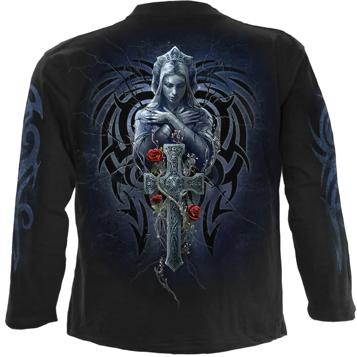 GRIEVING ANGEL - Longsleeve T-Shirt Black