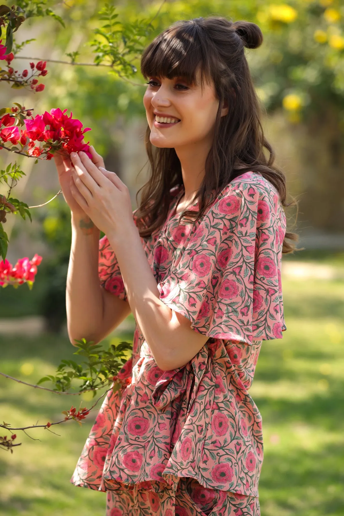 Gulmohar Pink Loungewear