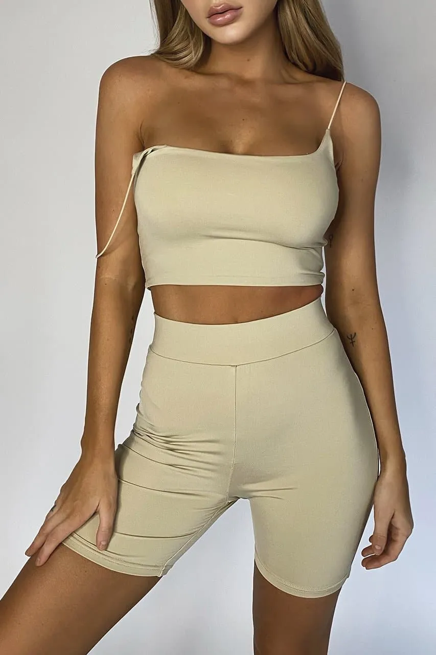 Hiit Crop Top - Sand