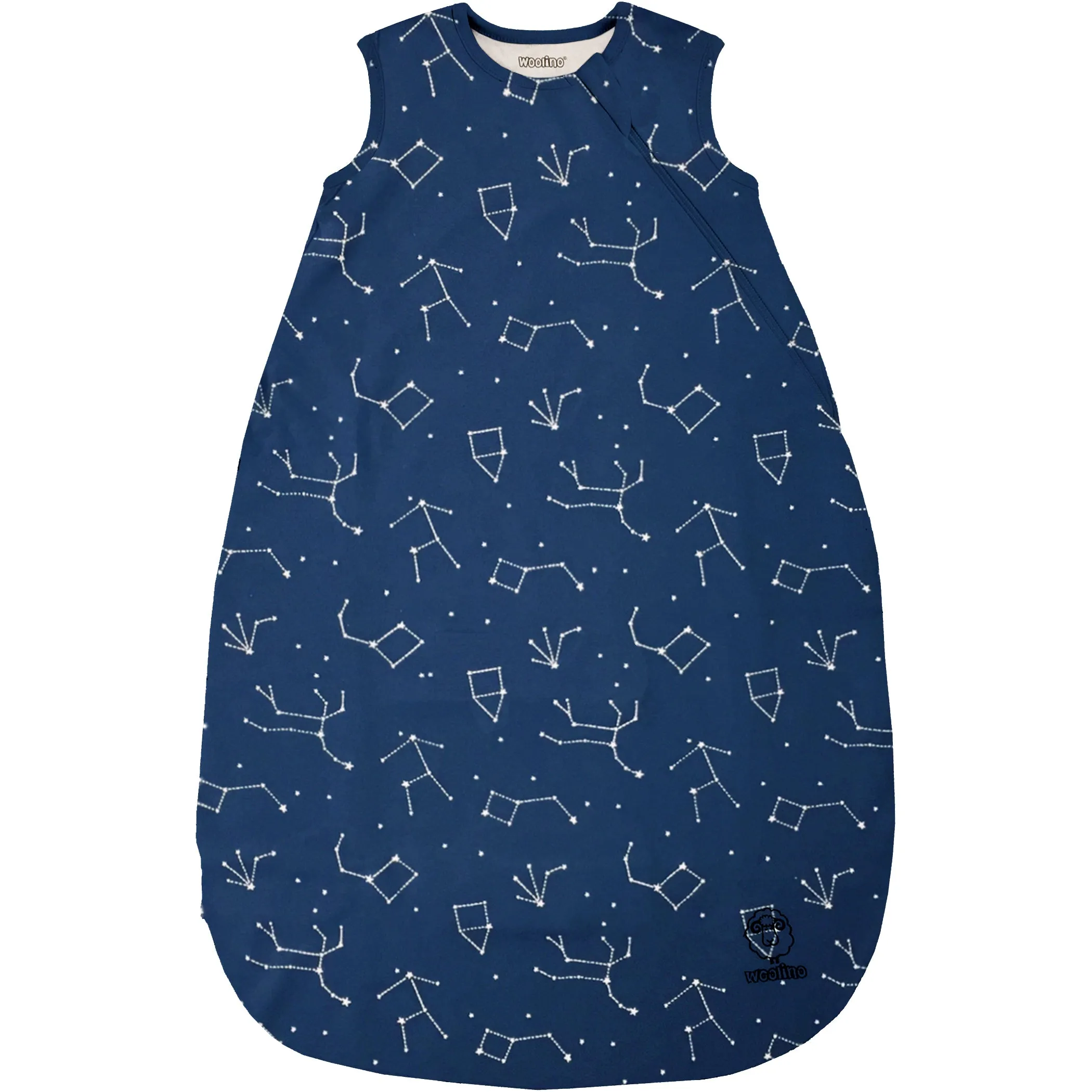 Imperfect 4 Season® Basic Baby Sleeping Bag, Merino Wool & Organic Cotton, Night Sky™