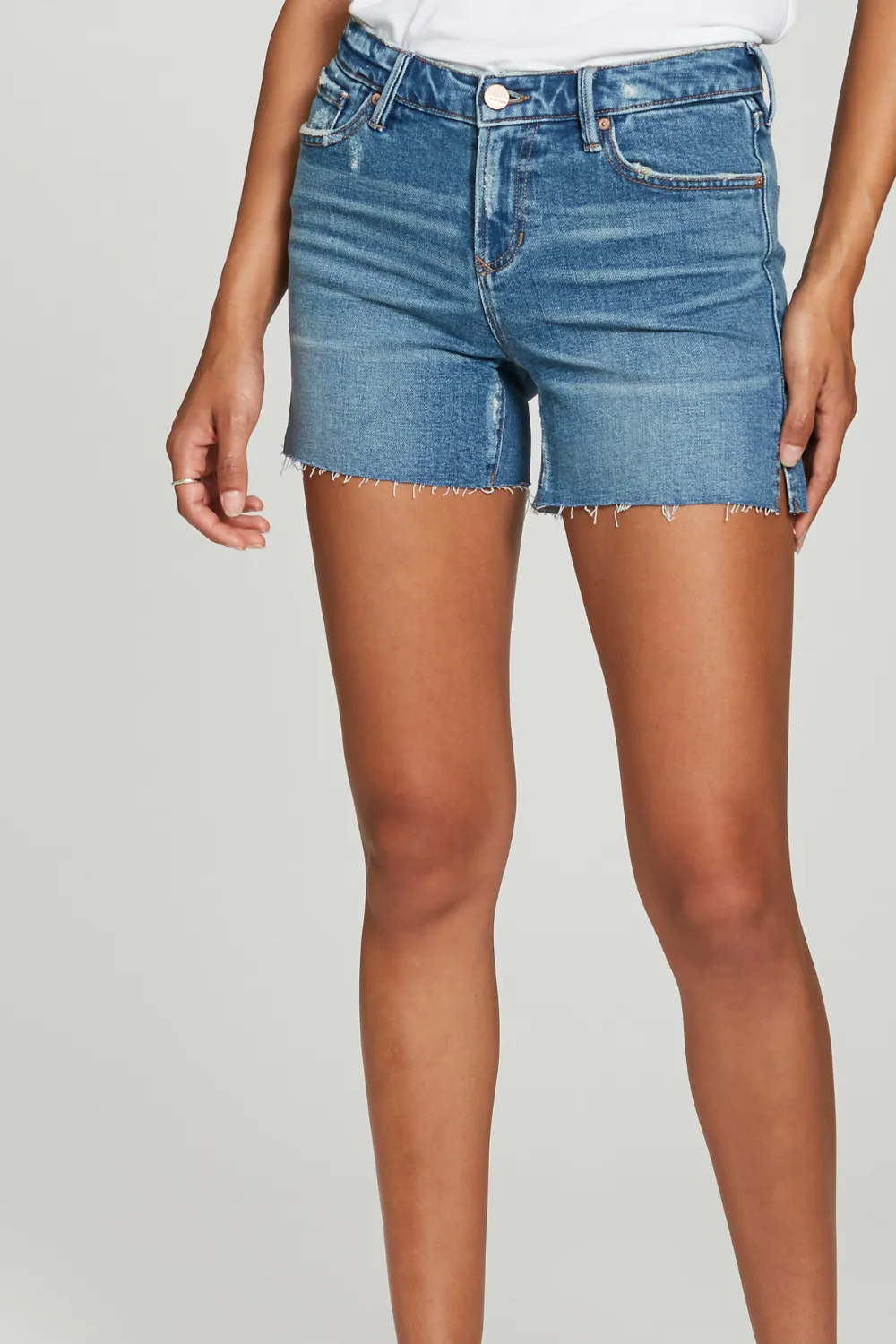 JULIAN HIGH RISE DENIM SHORTS