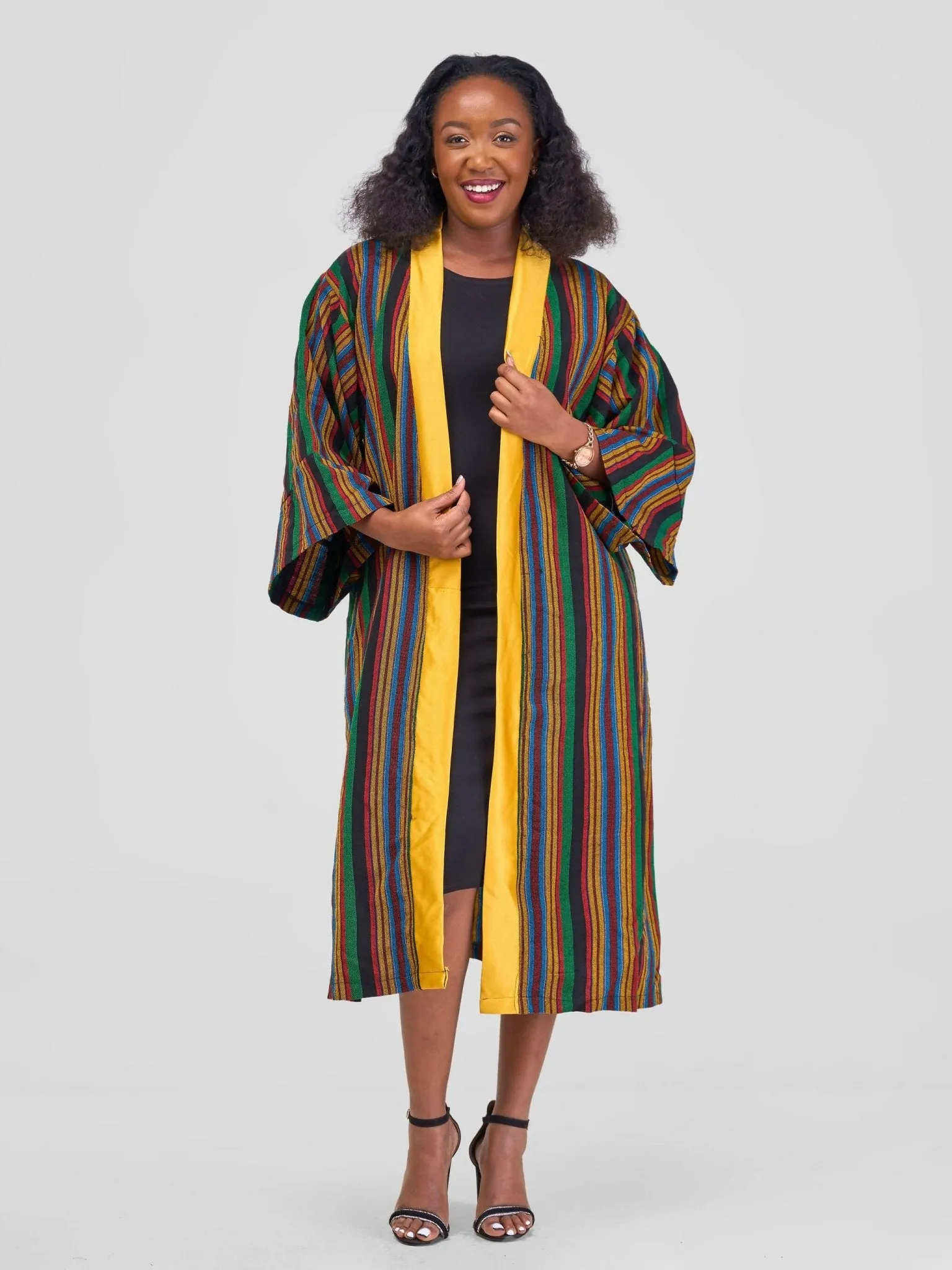 Liquid Lemn Unisex Kimono - Multicolored