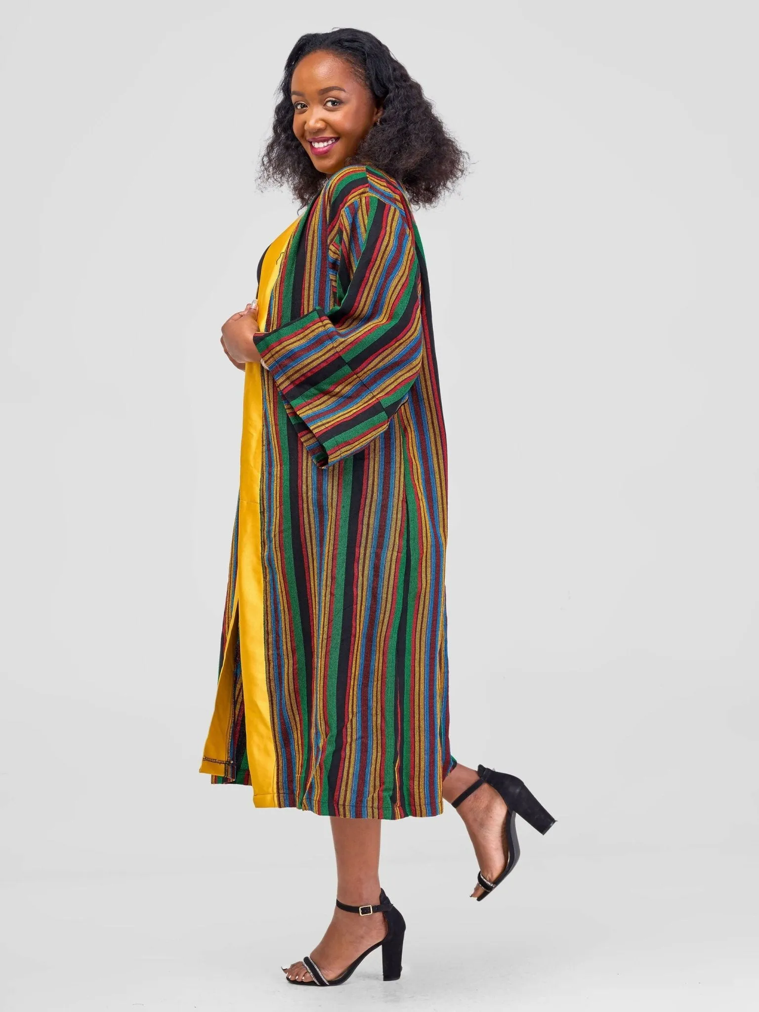 Liquid Lemn Unisex Kimono - Multicolored