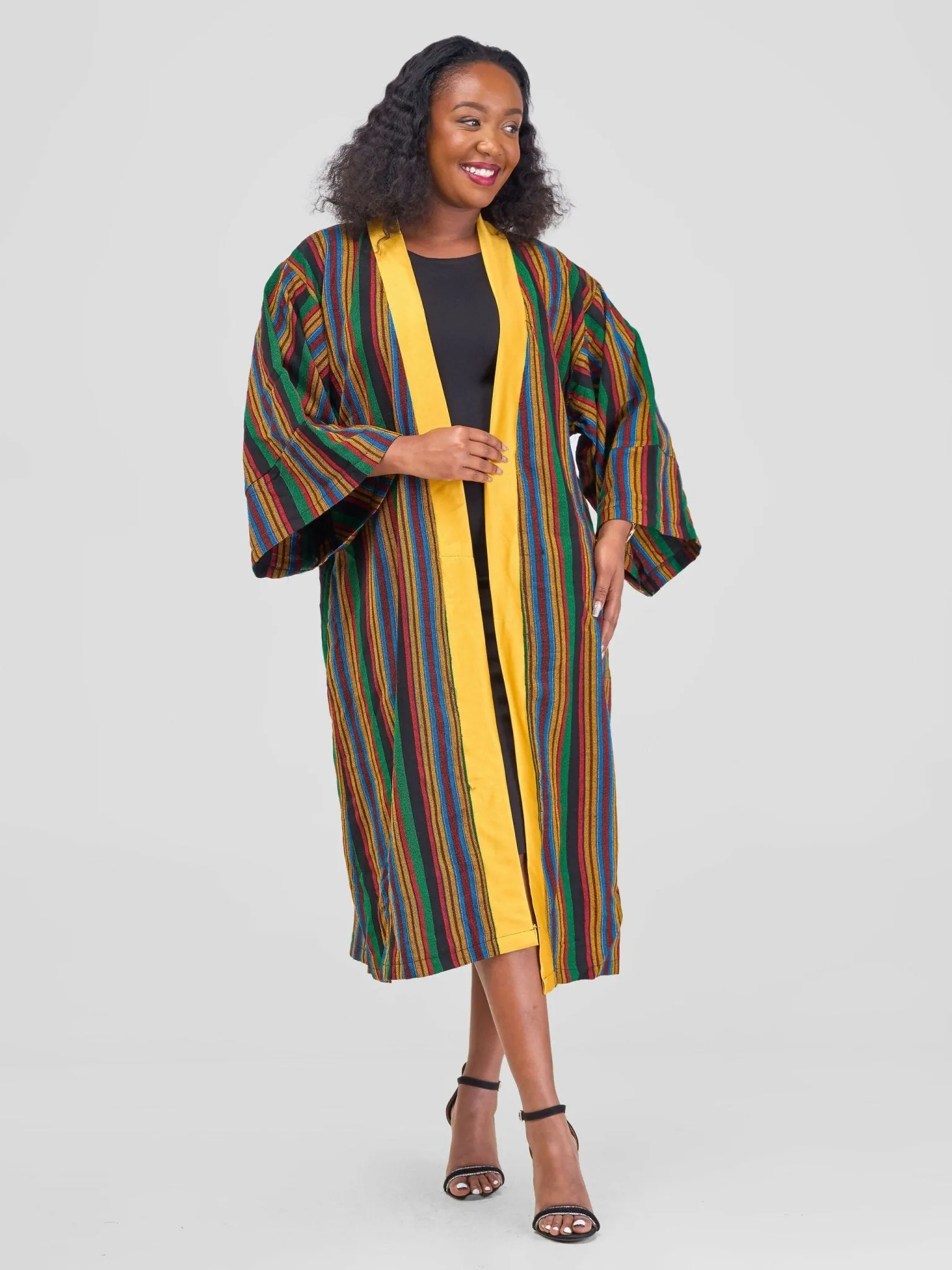 Liquid Lemn Unisex Kimono - Multicolored