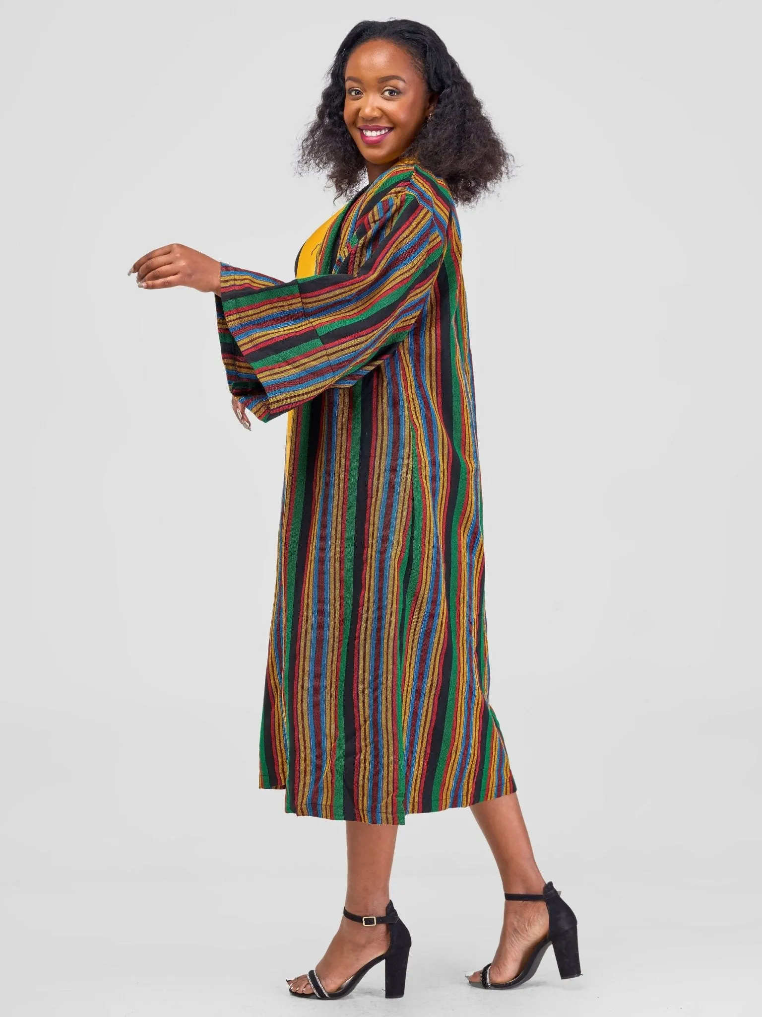 Liquid Lemn Unisex Kimono - Multicolored