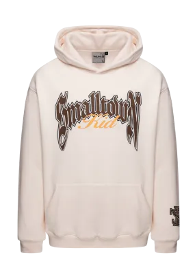 Logo Curved Print Hoodie