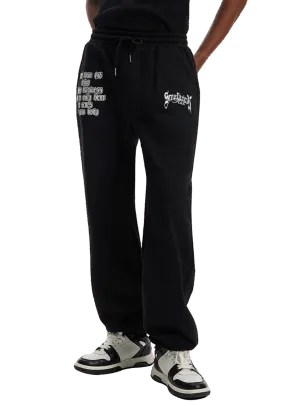 Logo Curved Print Sweatpants