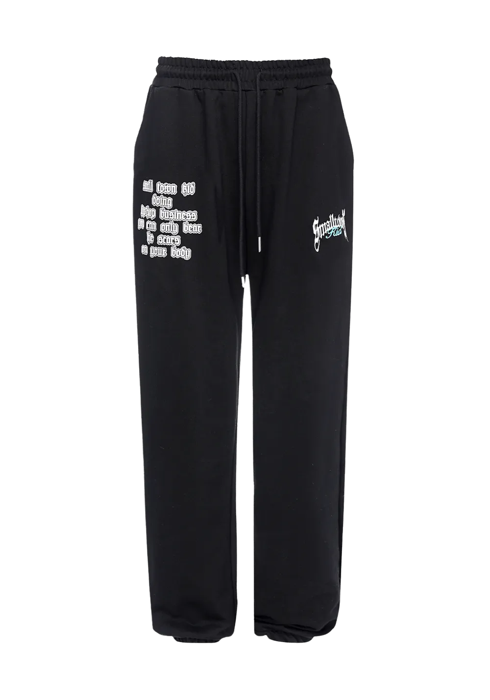 Logo Curved Print Sweatpants