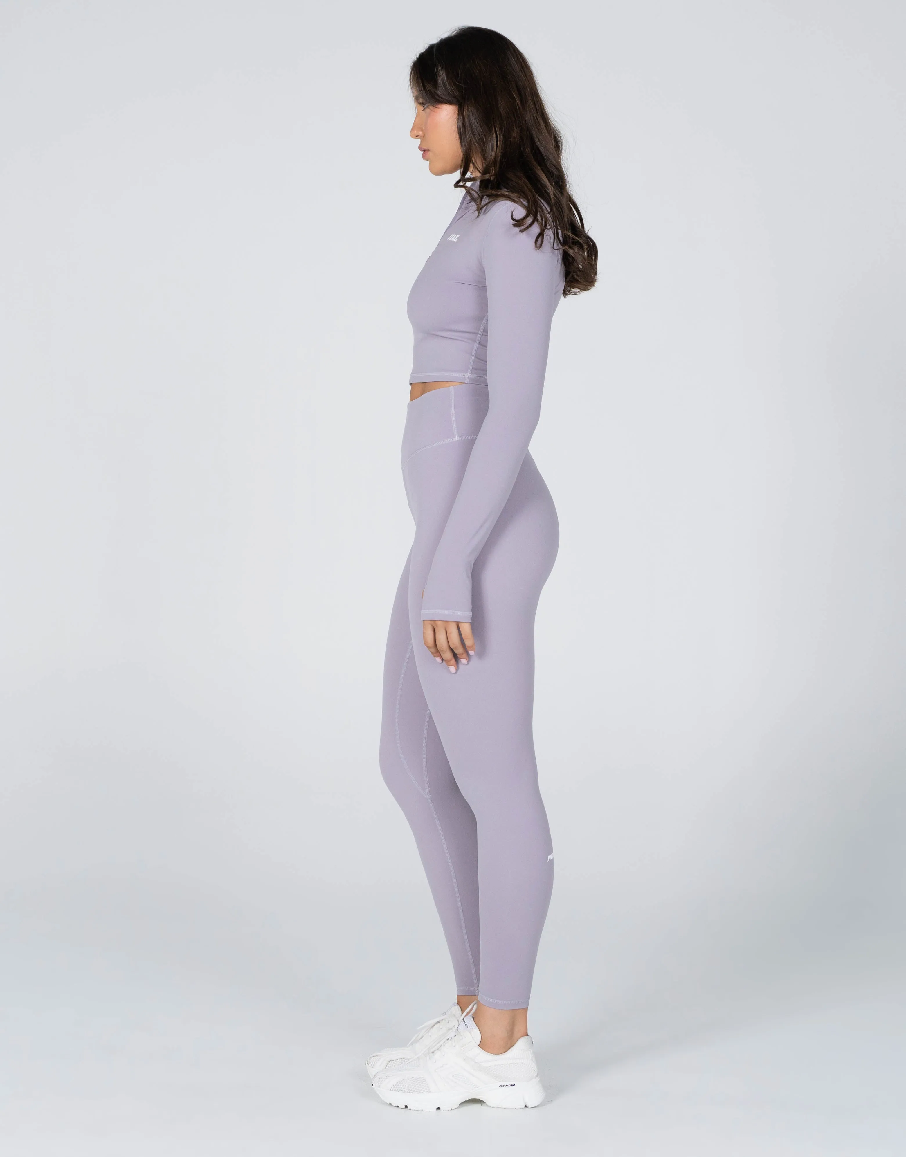 Long Sleeve Zip Crop NANDEX ™ Lone - Grey