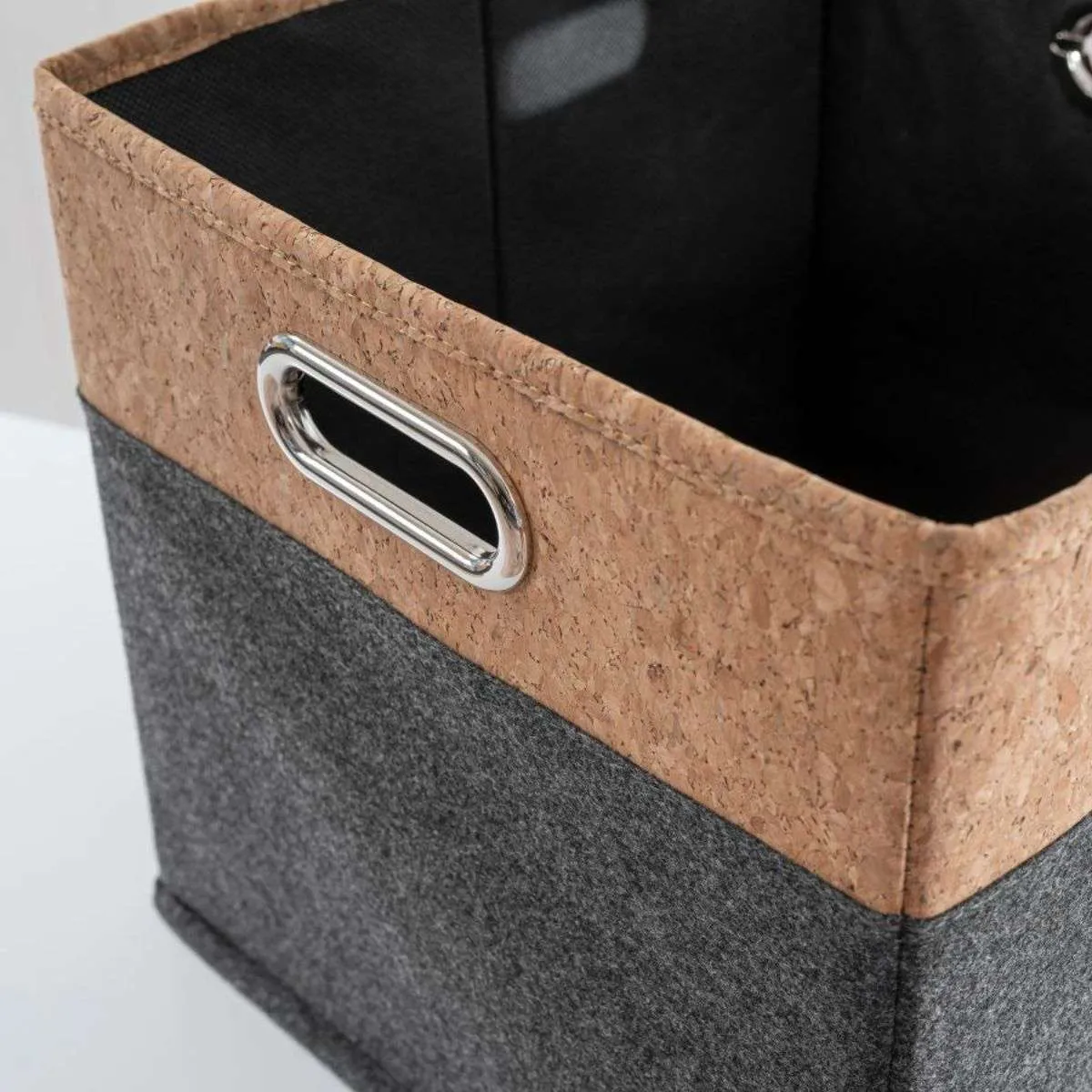 Loryn Cube Basket - Black