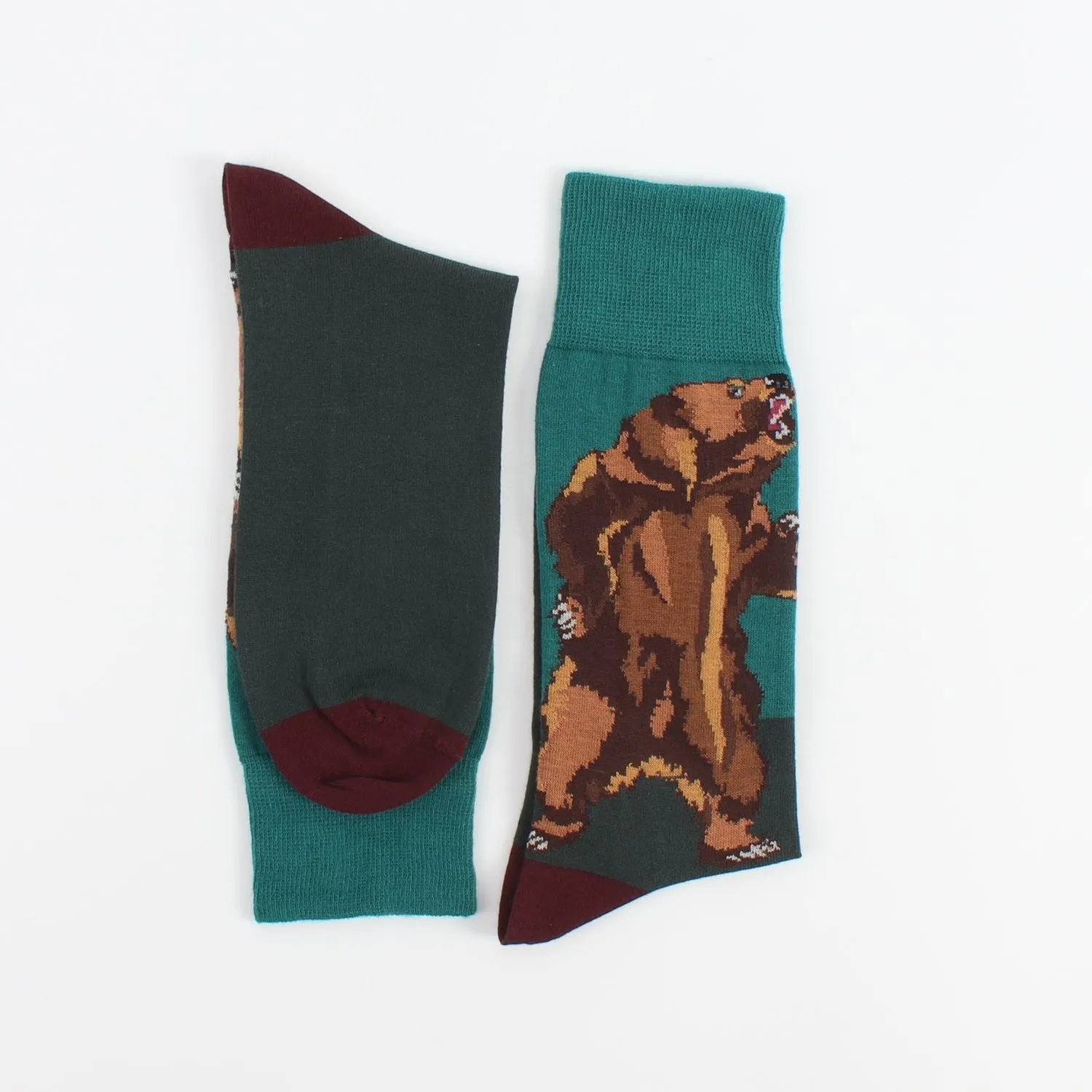 Men's Grizzly Bear Cotton Socks