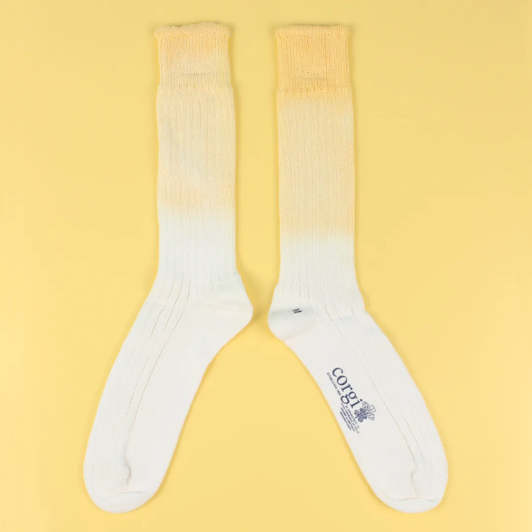 Men's Limited Edition Dip Dye Pure Cotton Socks