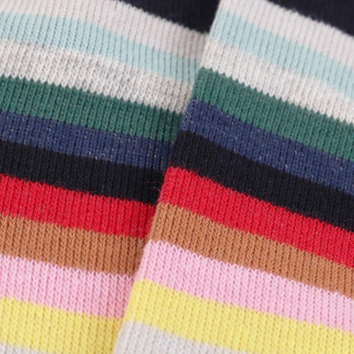 Men's Rainbow Striped Cotton Socks