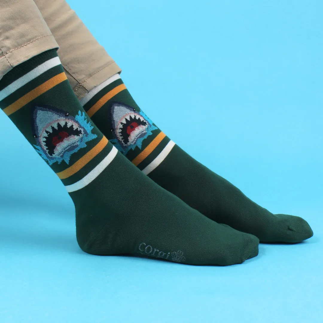 Men's Shark Cotton Socks