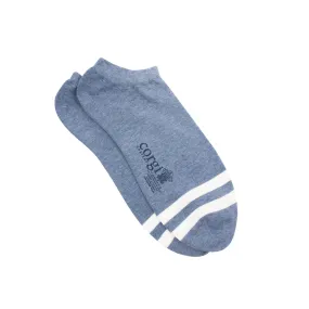 Men's Stripe Cotton Trainer Socks