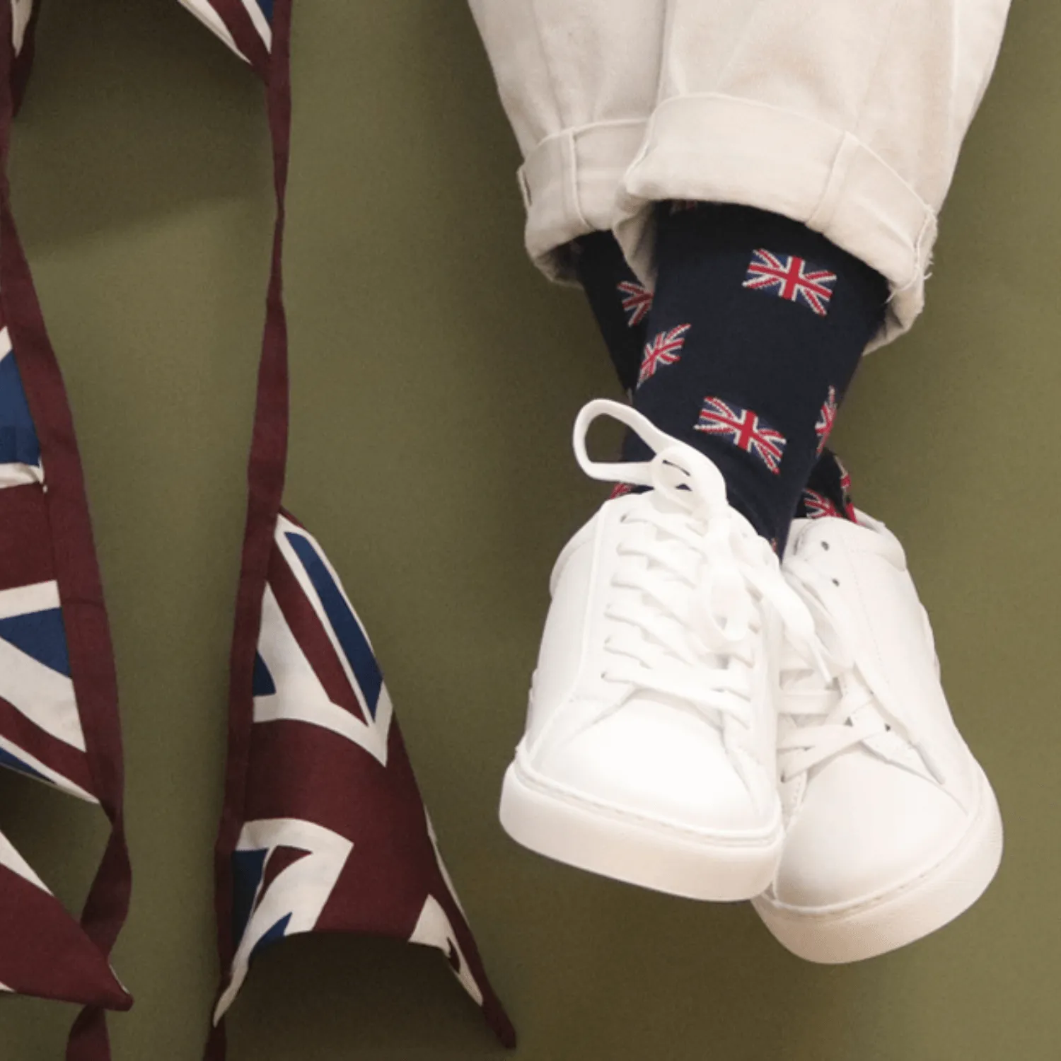 Men's Union Jack Cotton Socks