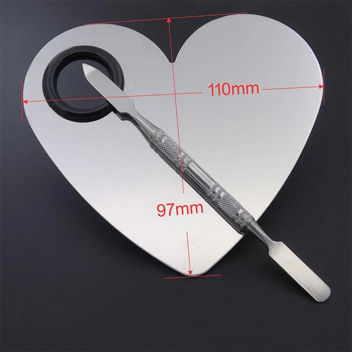 Mixing Palette Stainless Steel For Nail Art Colours   Mixing Tool