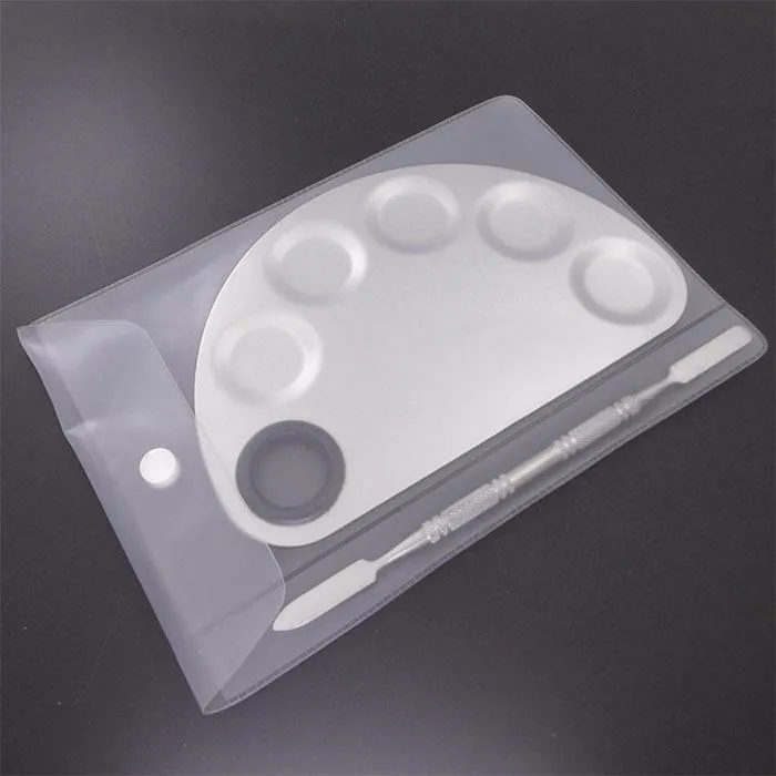 Mixing Palette Stainless Steel For Nail Art Colours   Mixing Tool