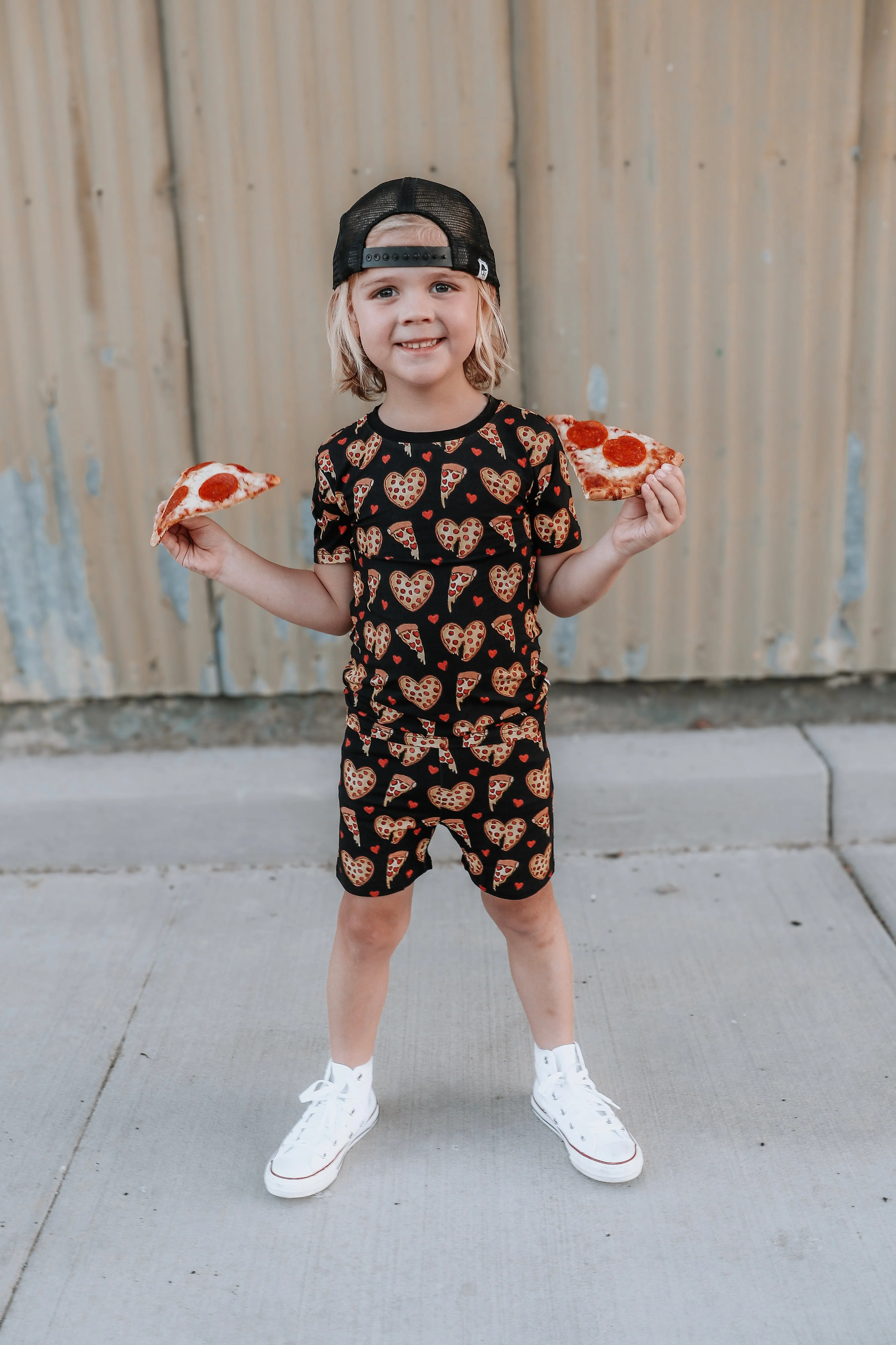 Pizza My Heart 2 Piece Shorts Set