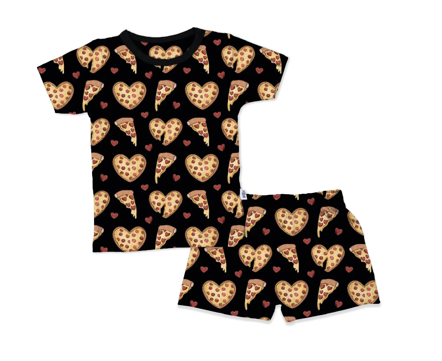 Pizza My Heart 2 Piece Shorts Set