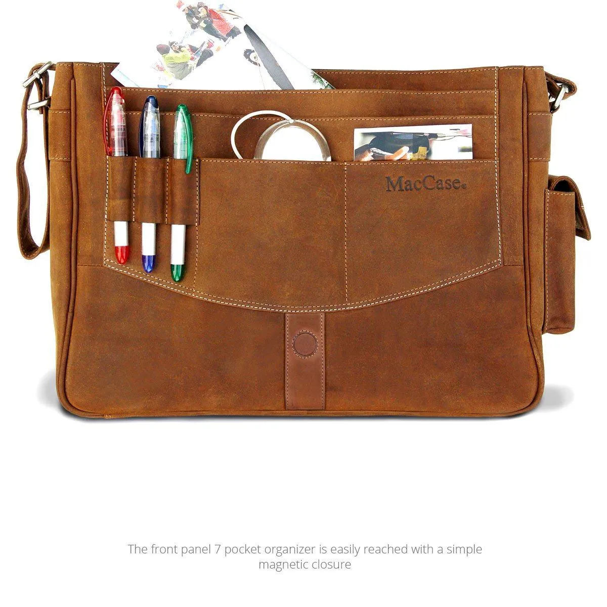 Premium Leather Messenger Bag