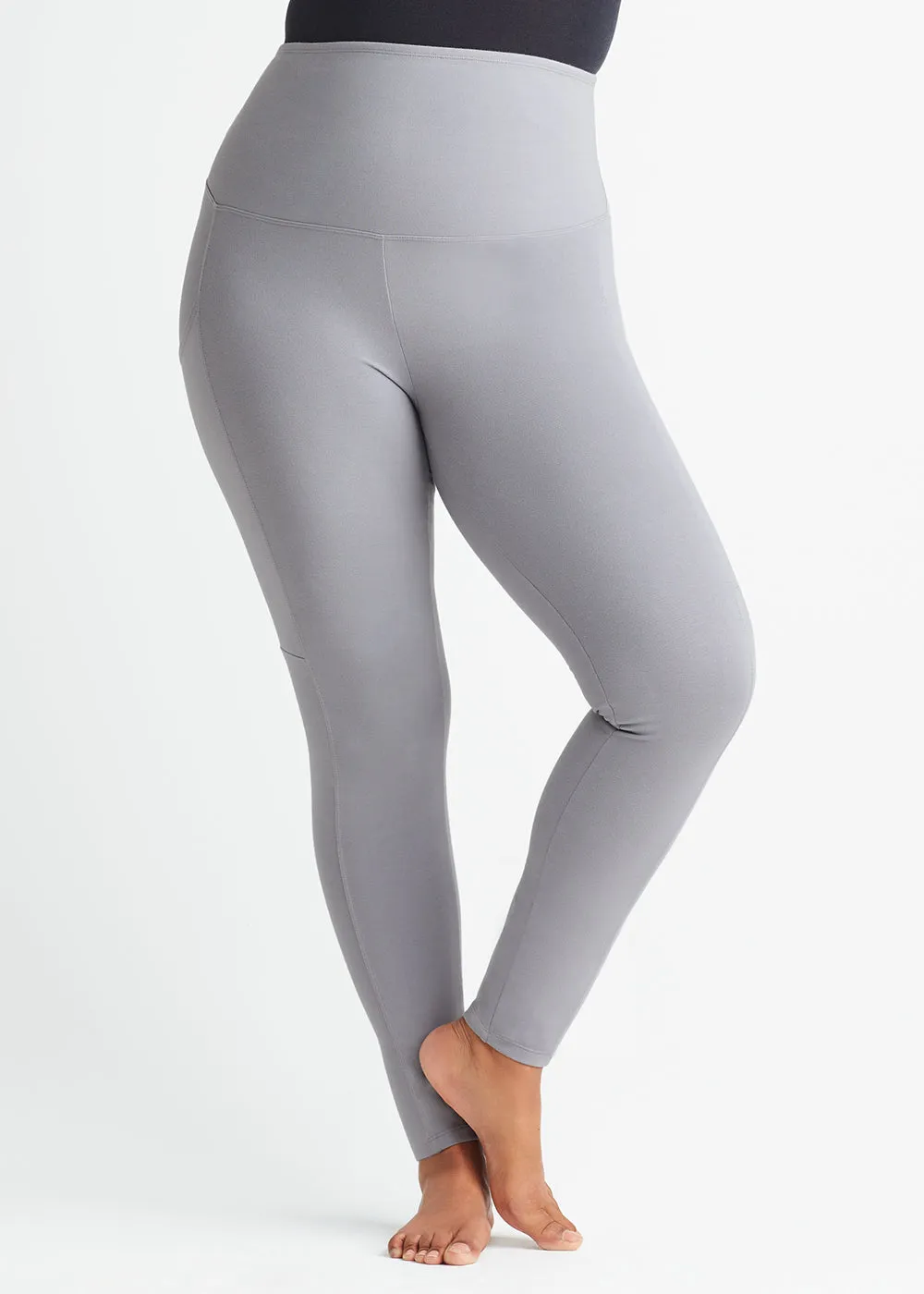 Rachel Shaping Legging with Side Pockets - Cotton Stretch