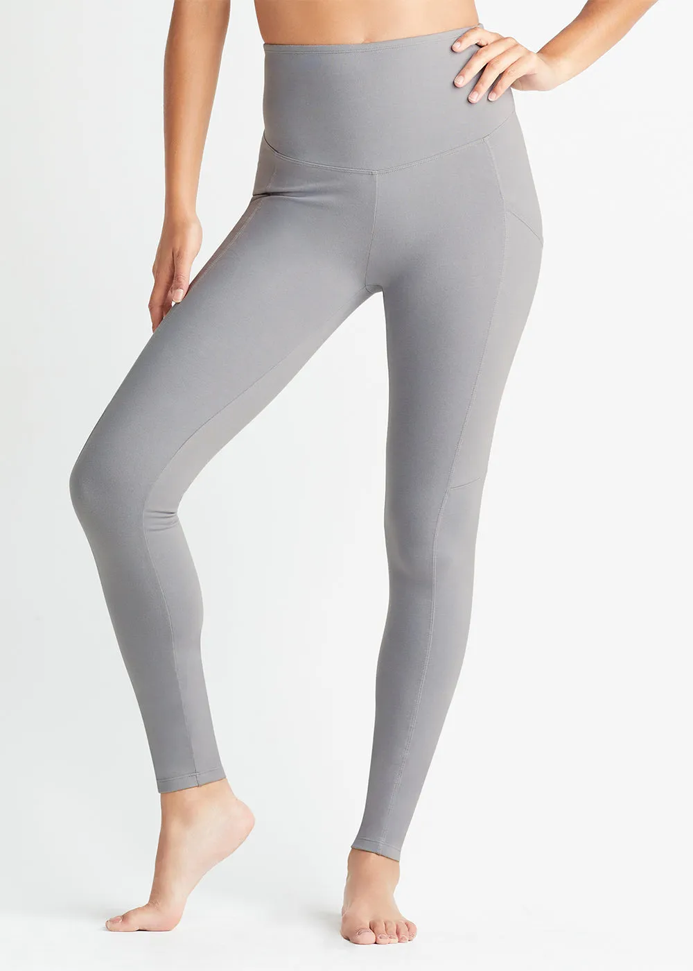 Rachel Shaping Legging with Side Pockets - Cotton Stretch