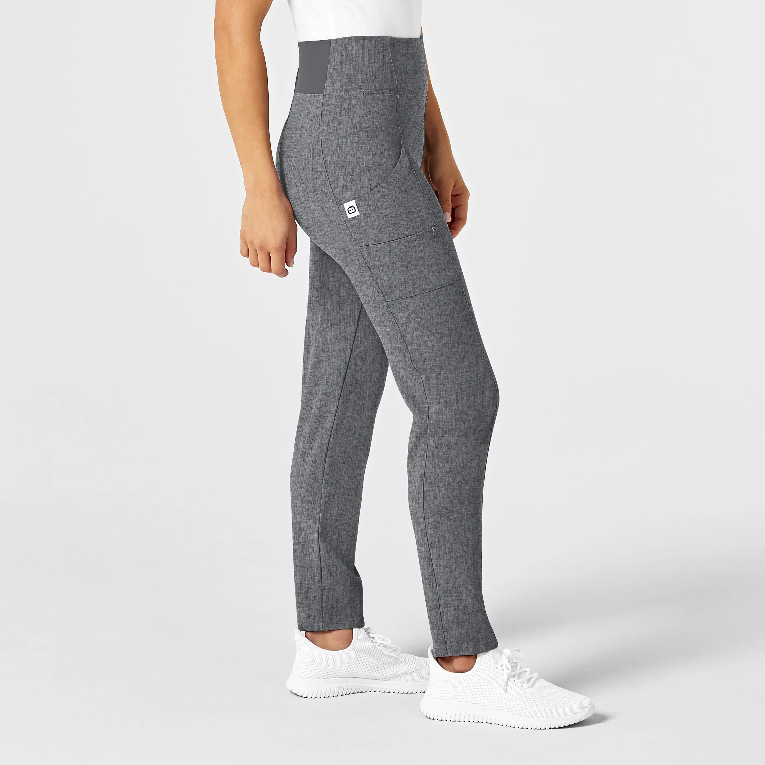 RENEW Women's High Waist Power Pant - Grey Heather