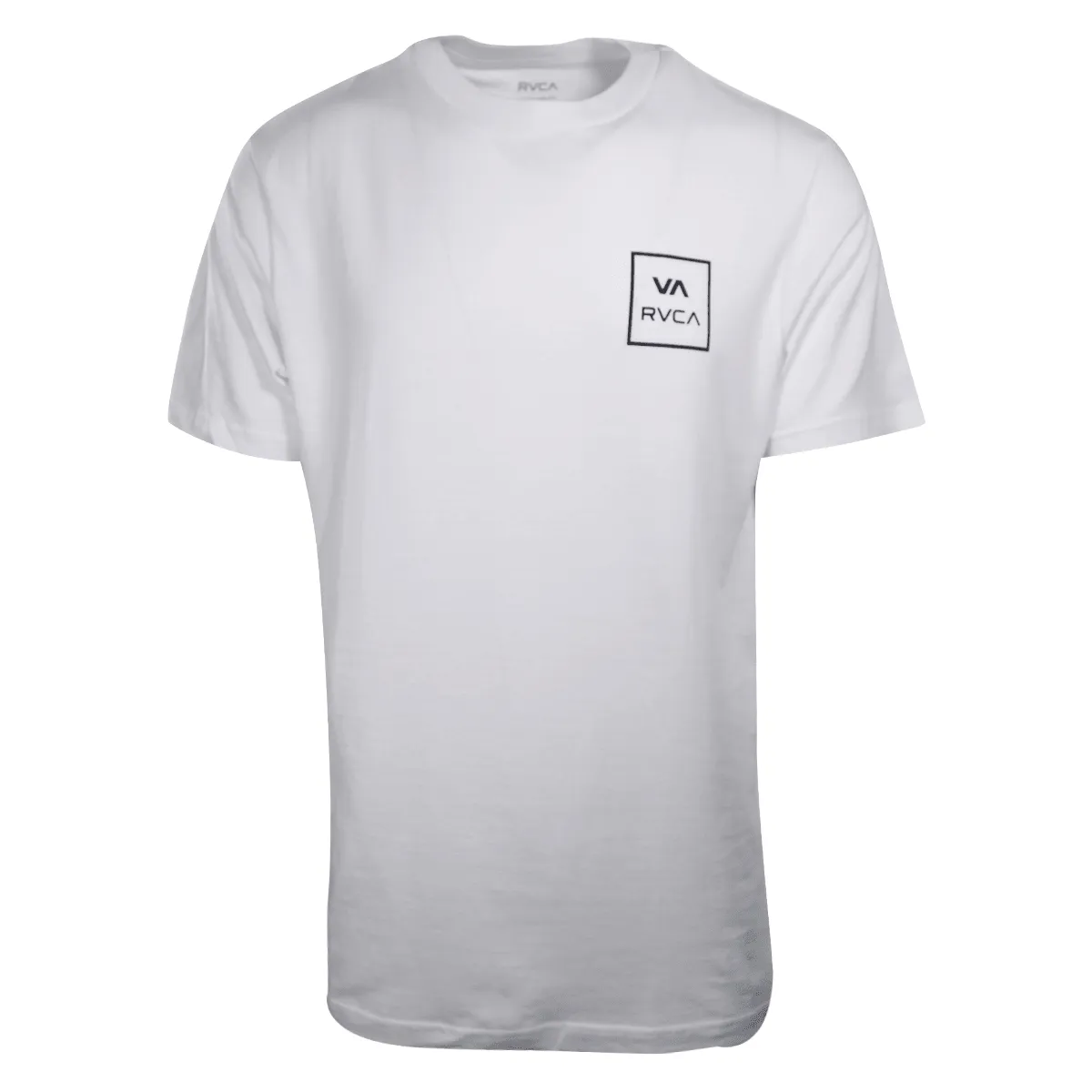 RVCA Men's White VA Box Regular Fit S/S T-Shirt (S02)