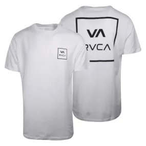 RVCA Men's White VA Box Regular Fit S/S T-Shirt (S02)