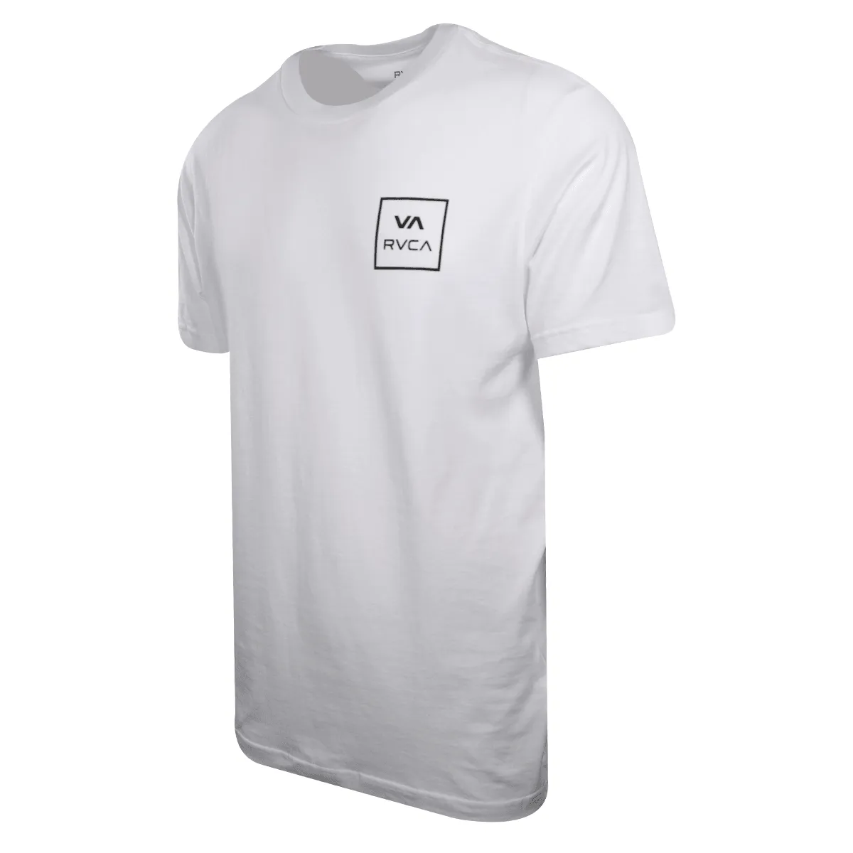 RVCA Men's White VA Box Regular Fit S/S T-Shirt (S02)