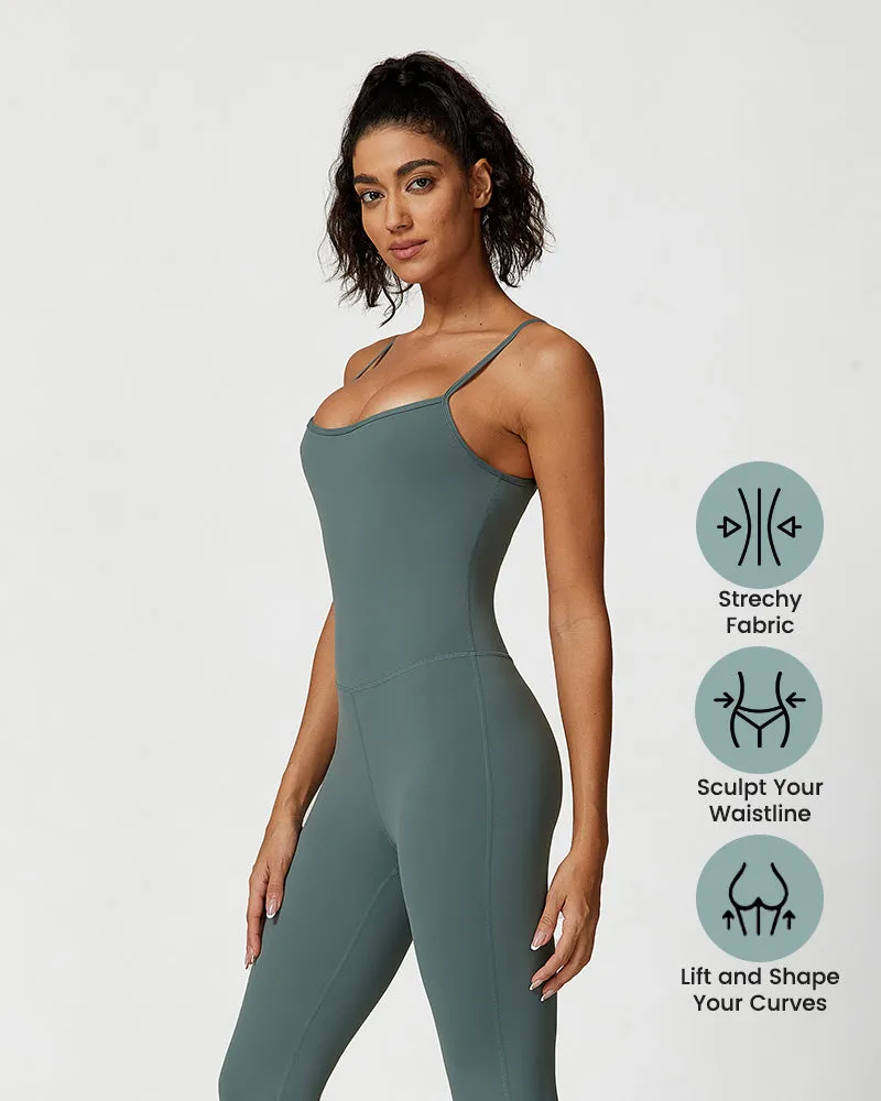 SheCurve®Lightweight Comfort Workout Jumpsuit