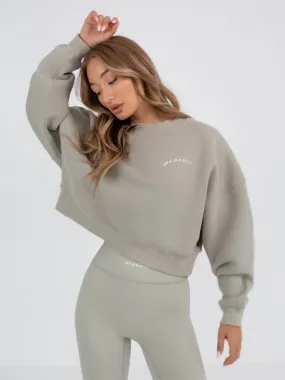 Soho Cropped Jumper - Grey