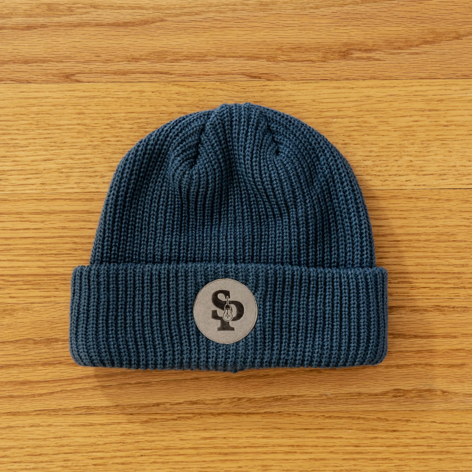 SP Logo Beanie - Slate Blue