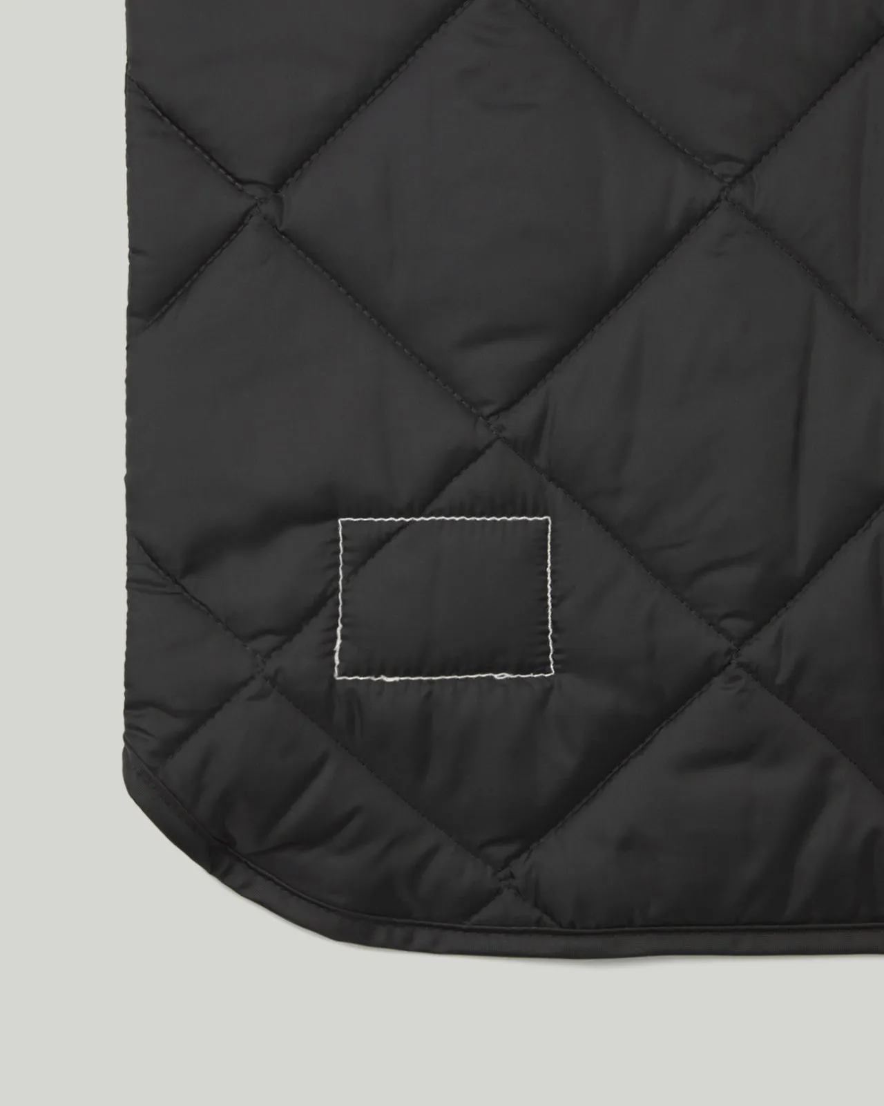 Staff Quilted Vest Black