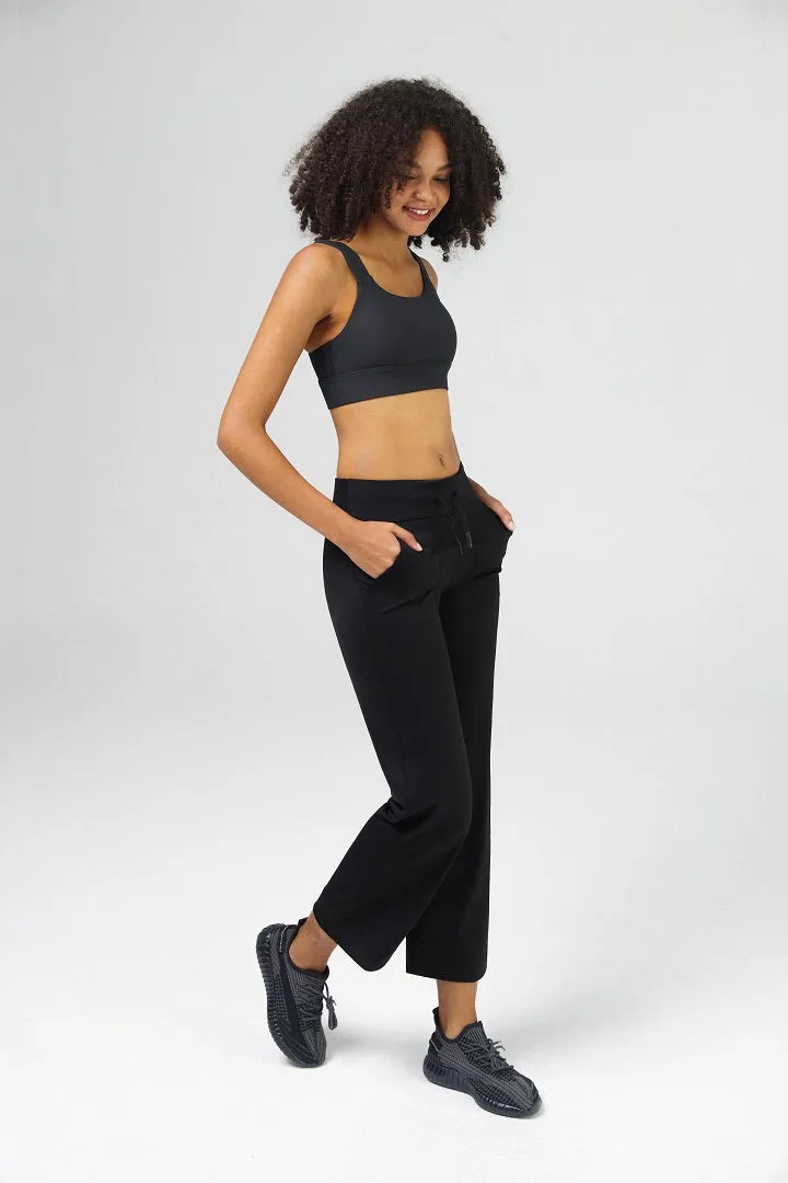 Straight-Leg Yoga Pant with Drawstring