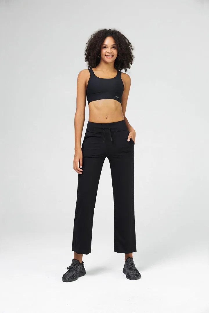 Straight-Leg Yoga Pant with Drawstring